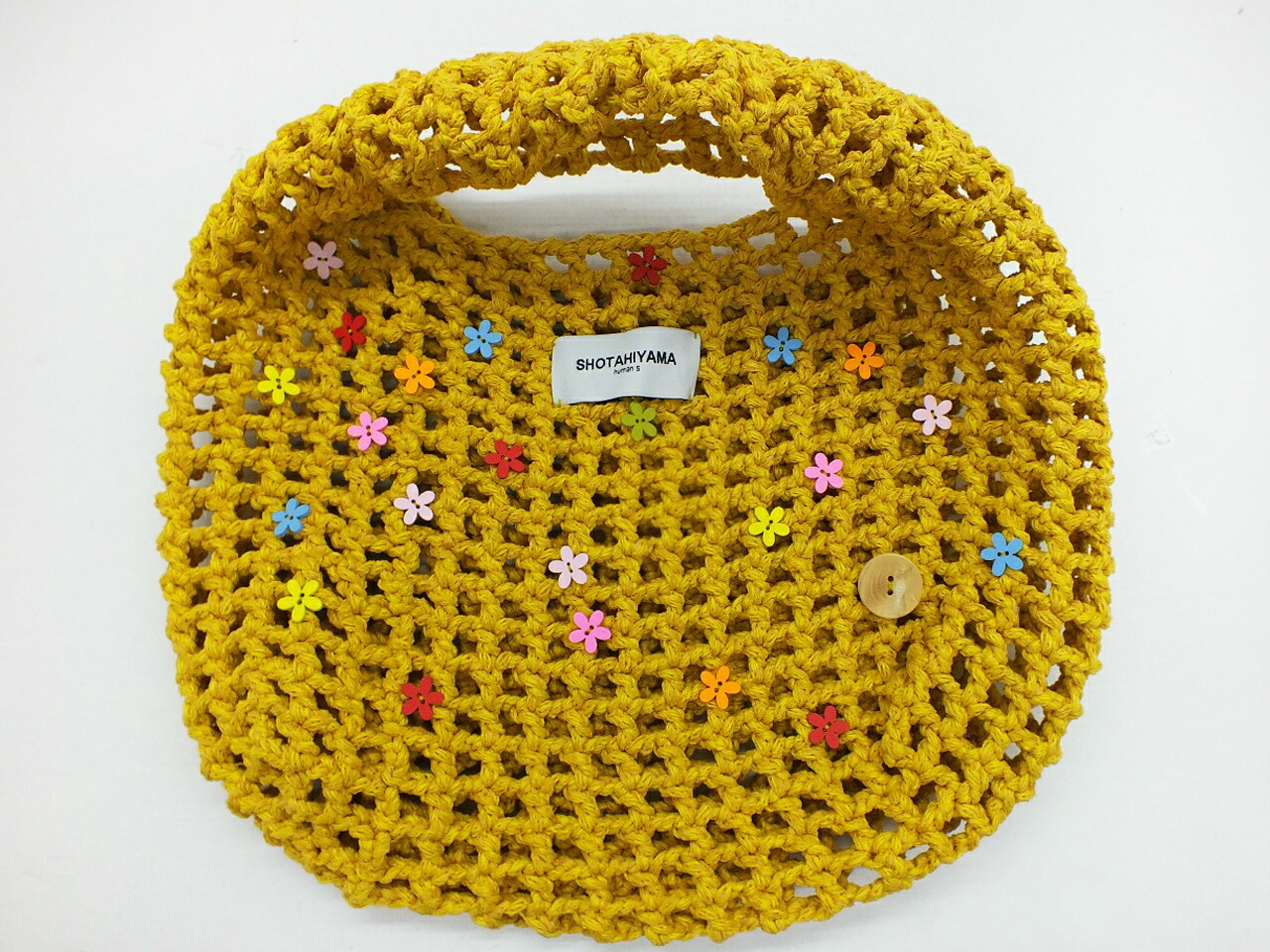 【中古】SHOTA HIYAMA WASHI MIX HAND KNIT BAG \
