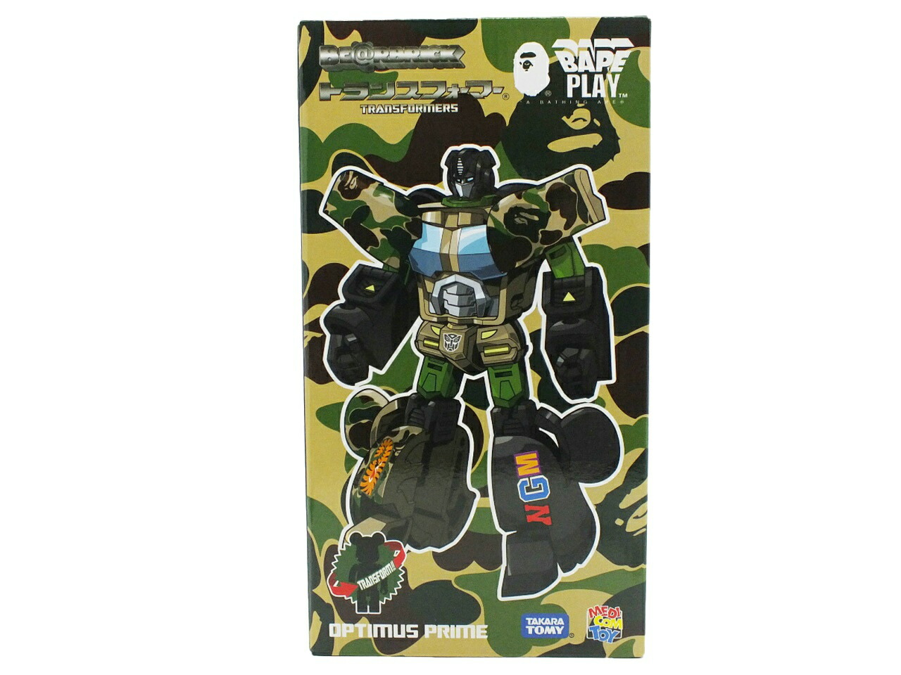 楽天市場】BE@RBRICK × TRANSFORMERS OPTIMUS PRIME BAPE(R) CAMO