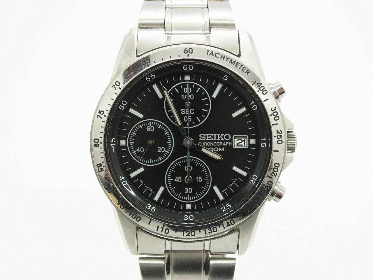 楽天市場】【ウォッチ】SEIKO セイコー クロノグラフ デイト ブラック