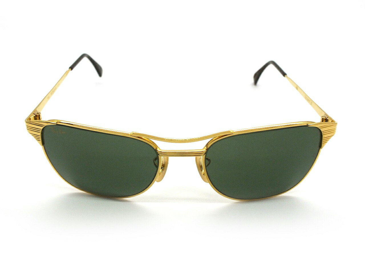 美品　Ray-Ban B&L ゴールドフレーム サングラス　SIGNET Ⅱ 楽天市場】Ray Ban レイバン B&L SIGNET メタルフレーム サングラス
