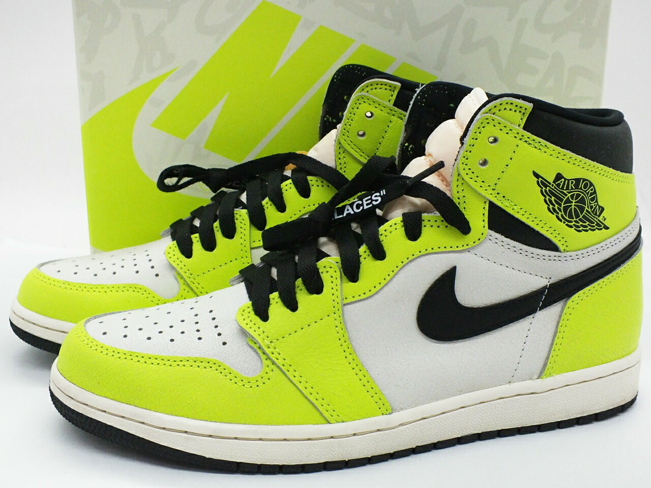 NIKE AIR JORDAN 1 ナイキ エアジョーダン VOLT 27cm 新品 NIKE AIR JORDAN 1 27 5cm VOLT RETRO OG ナイキ エア