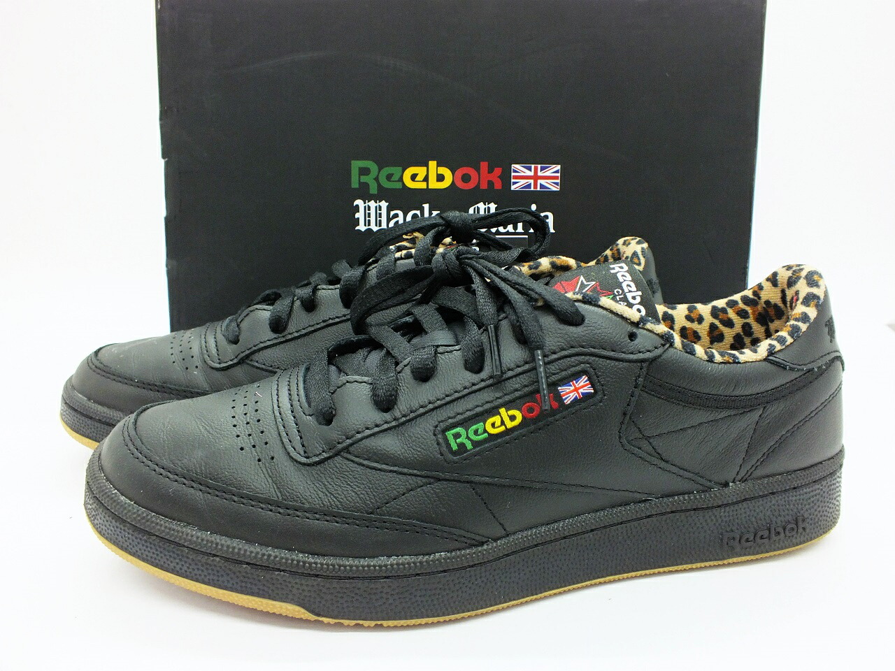 【中古】WACKO MARIA × REEBOK CLUB C 85 (100208681) 27.5糎 \"ワコマリア×リーボック 野球クラブ スニーカー\""【都城店】"