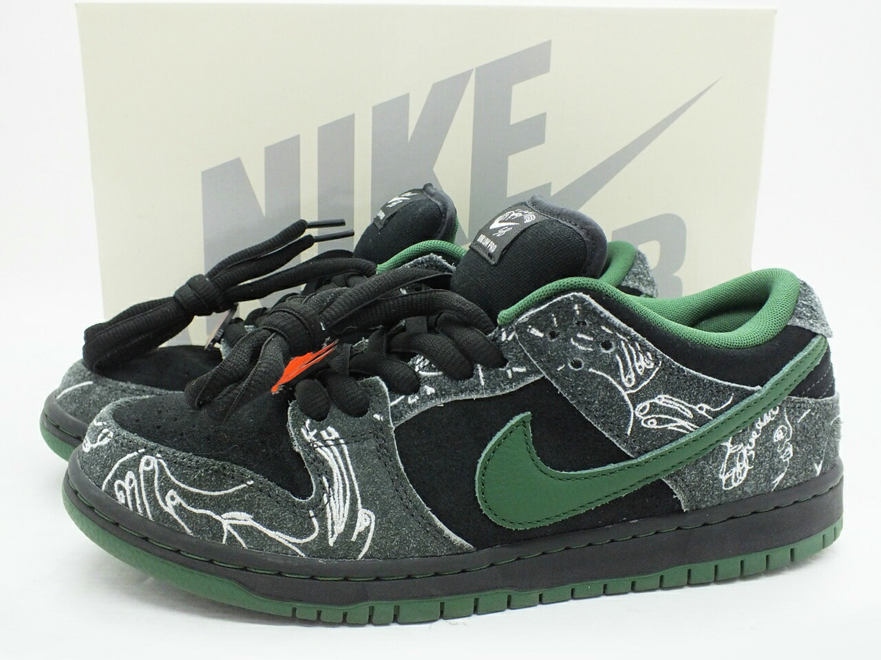 未使用品　Nike　SBダンク レオベーカーモデル ハイカットスニーカー 緑/黒 楽天市場】NIKE SB DUNK LOW PRO J-PACK CELTICS classic green