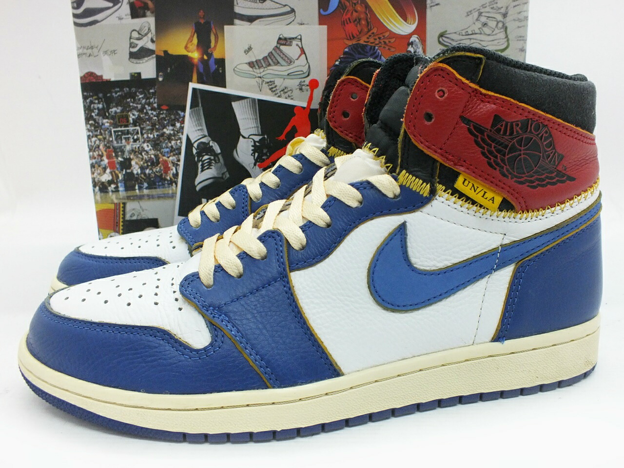 【中古】UNION &times; NIKE AIR JORDAN 1 RETRO HIGH OG NRG BV1300-146 27.5cm "ユニオン &times; ナイキ エアジョーダン1 レトロ ハイ スニーカー"【都城店】｜FIVE MALL