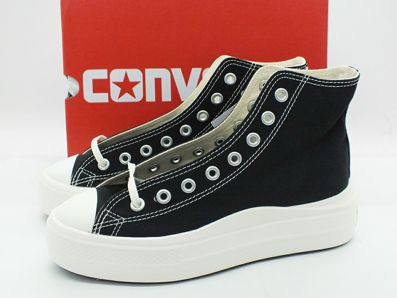 【未使用】CONVERSE ALL STAR LIGHT PLTS II HI 1SE136 25cm \