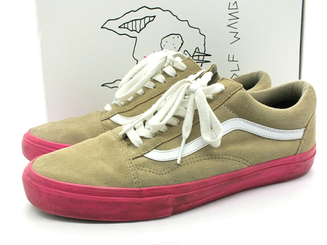 【中古】VANS × GOLF WANG OLD SKOOL PRO 4501349587 28.5糎 \" バンズ 年寄りの学院 スニーカー\""【都城店】"