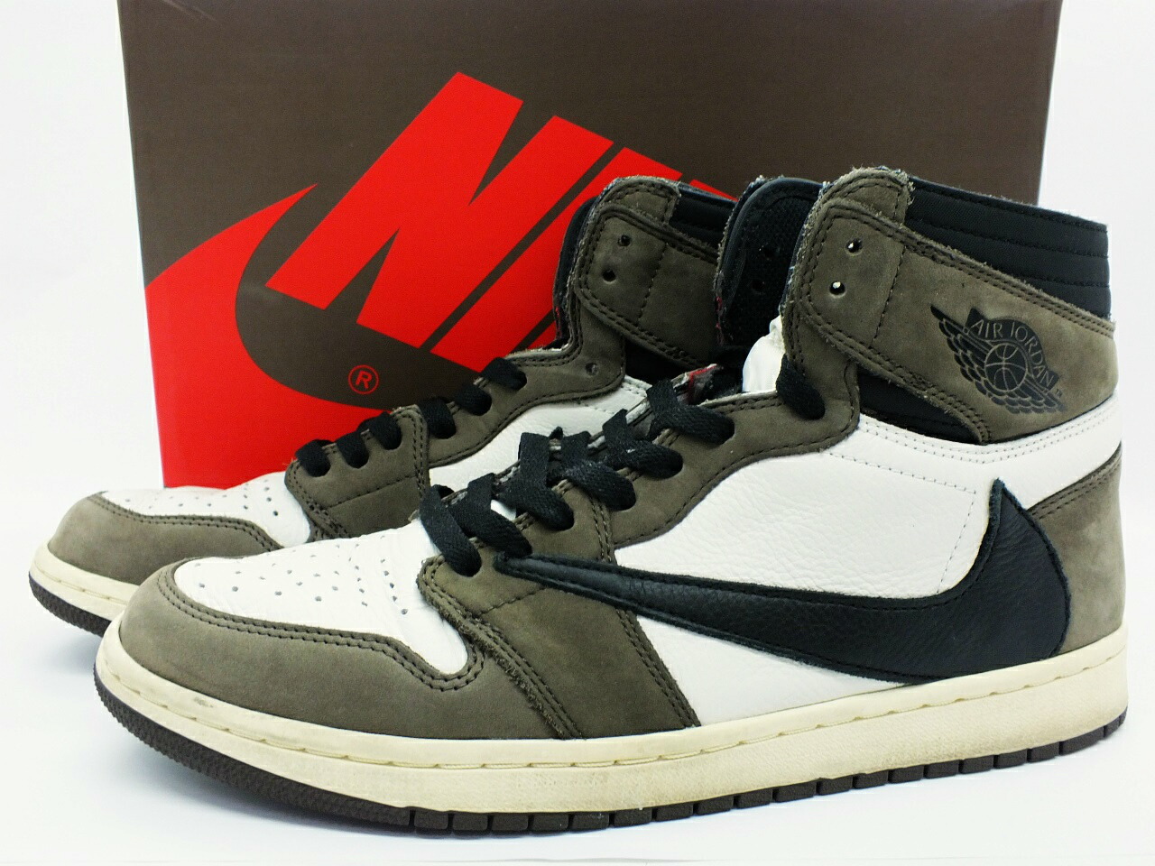 楽天市場】【未使用】NIKE×TRAVIS SCOTT AIR JORDAN 1 HIGH OG TS SP