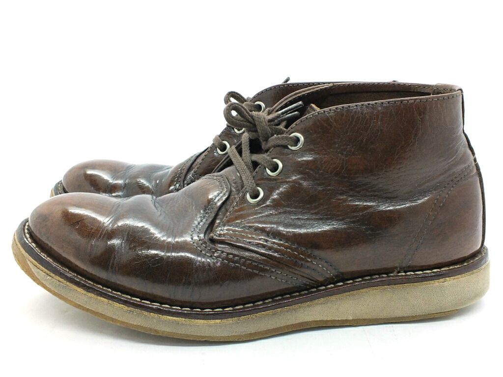 【中古】RED WING 3141 細工物 チャッカブーツ 8D 26糎 \"レッドウィング\""【都城店】"