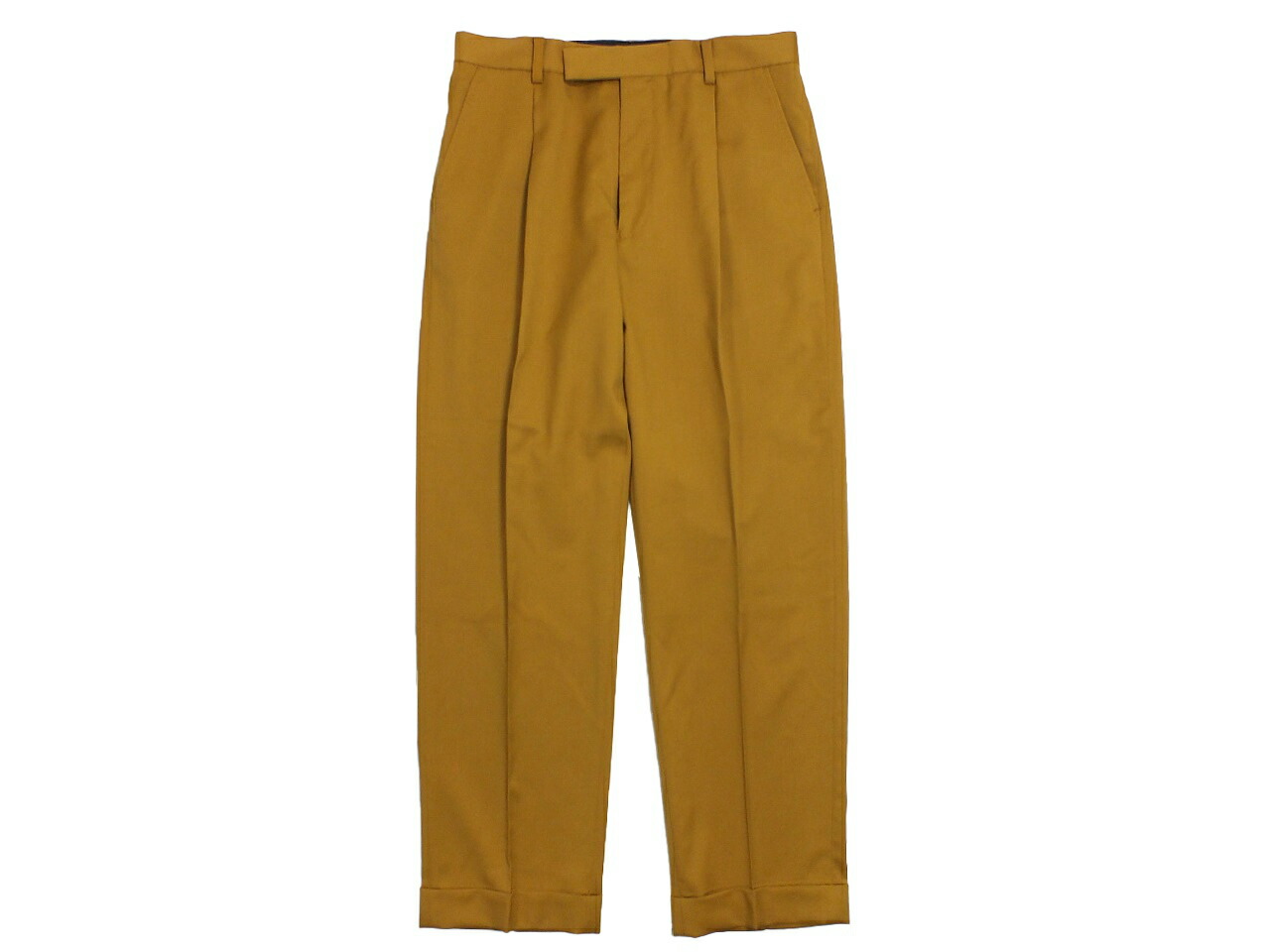 ワコマリア×ドーメル/ラメストライプトラウザーズ/スラックス/センタープレス DORMEUIL / GLITTER STRIPED PLEATED TROUSERS (TYPE-2)【BLACK