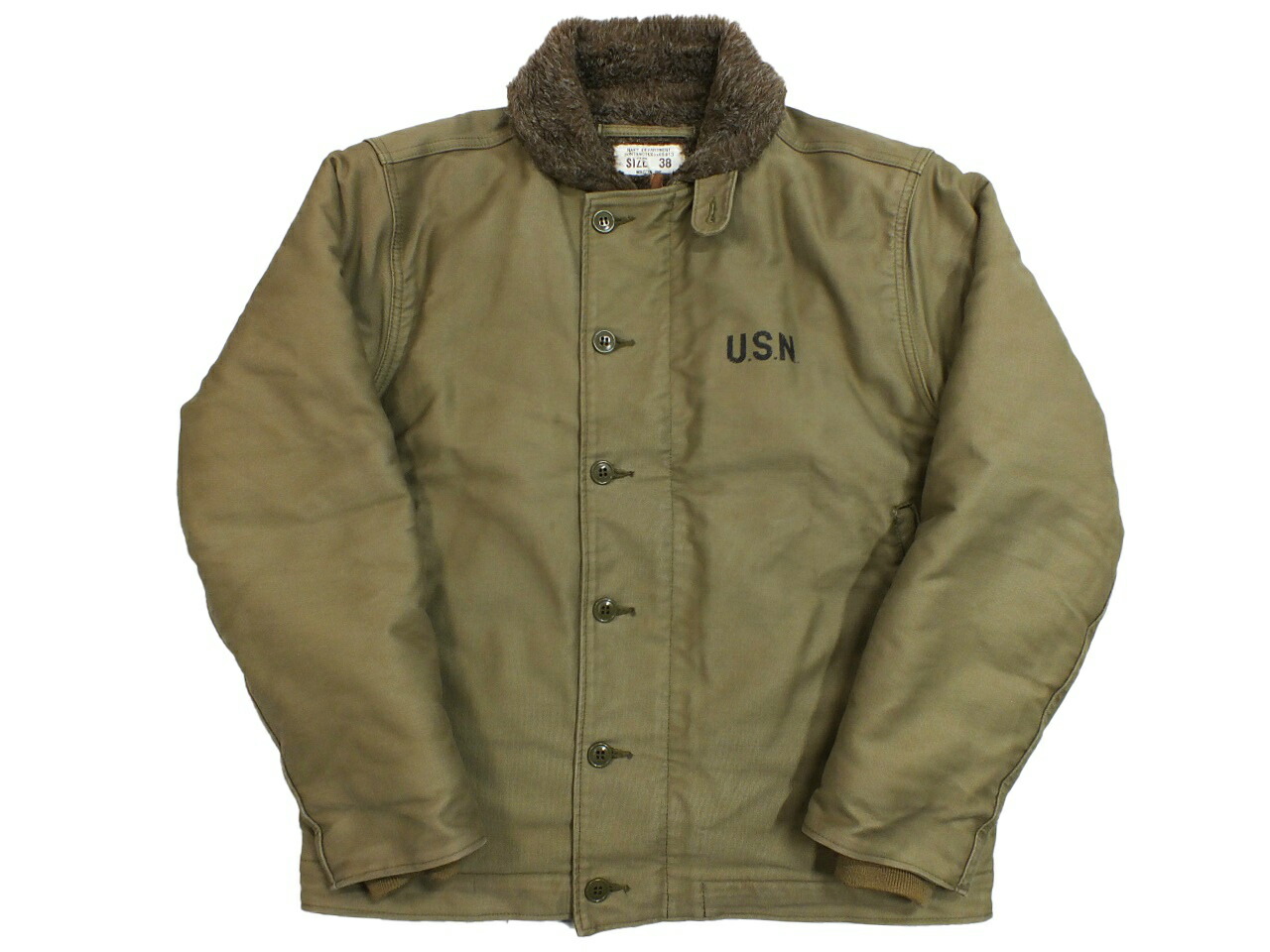 楽天市場】BLUEBLUE ブルーブルー N-1 デッキジャケット ジャーマン