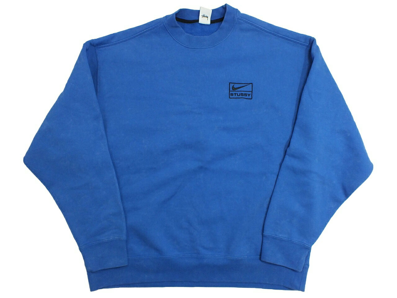 り*う様 Stüssy x Nike ブルークルーネックスウェット 楽天市場】STUSSY ステューシー スウェット サイズ:M 21SS NIKE