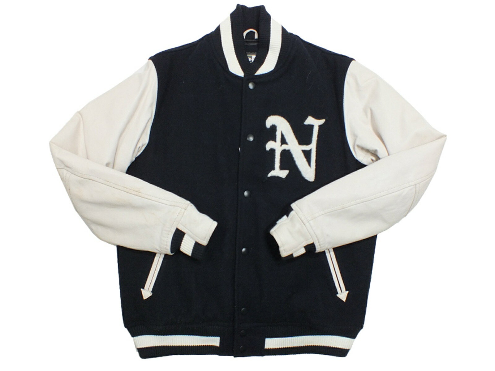 楽天市場】【NEWERA】ニューエラ レザー切替 スタジャン スタジアム