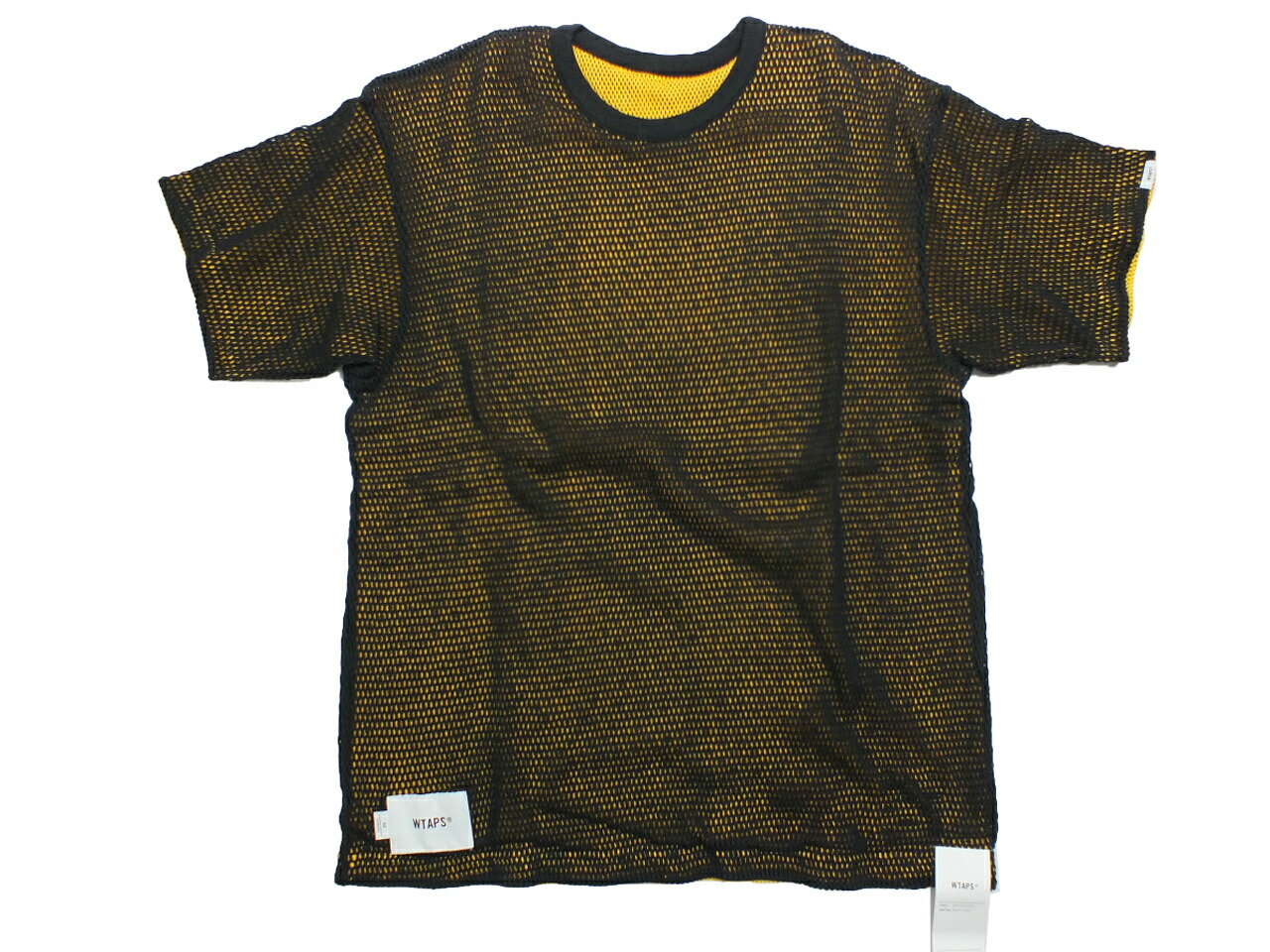 【中古】WTAPS SSD / SS / COTTON 261ATDT-CSM28 \"ダブルタップス リヴァーシブル 綿織物メッシュ 半袖 プルオーバー\""【都城店】"