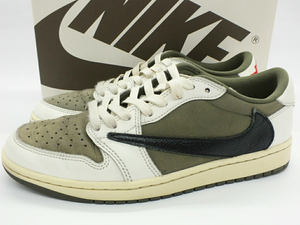 【中古】NIKE×TRAVIS SCOTT AIR JORDAN 1 LOW OG SP \