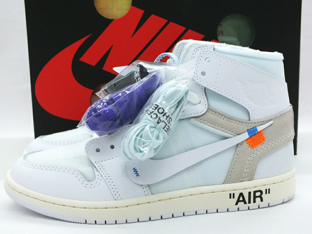 【未使用】Virgil Abloh Archive (V.A.A.) × NIKE AIR JORDAN 1 RETRO HIGH OG AA3834-100 26.5cm \