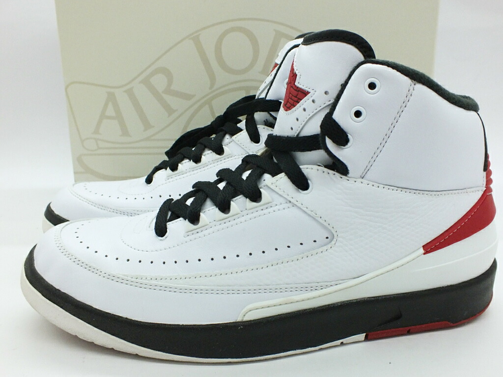 【中古】NIKE AIR JORDAN 2 RETRO \"Chicago\"" DX2454-106 27糎 \""ナイキ エアジョーダン 2 レトロ 風の強い町 スニーカー\""【都城店】"