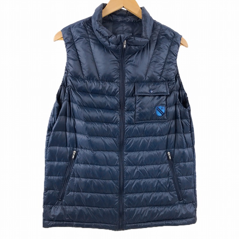 楽天市場】【超美品】パーリーゲイツ 2WAYダウンベスト 黒×白 総柄