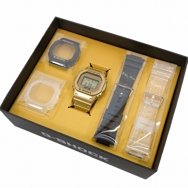 楽天市場】カシオ Gショック メタルカバード ゴールド＆スケルトン GM