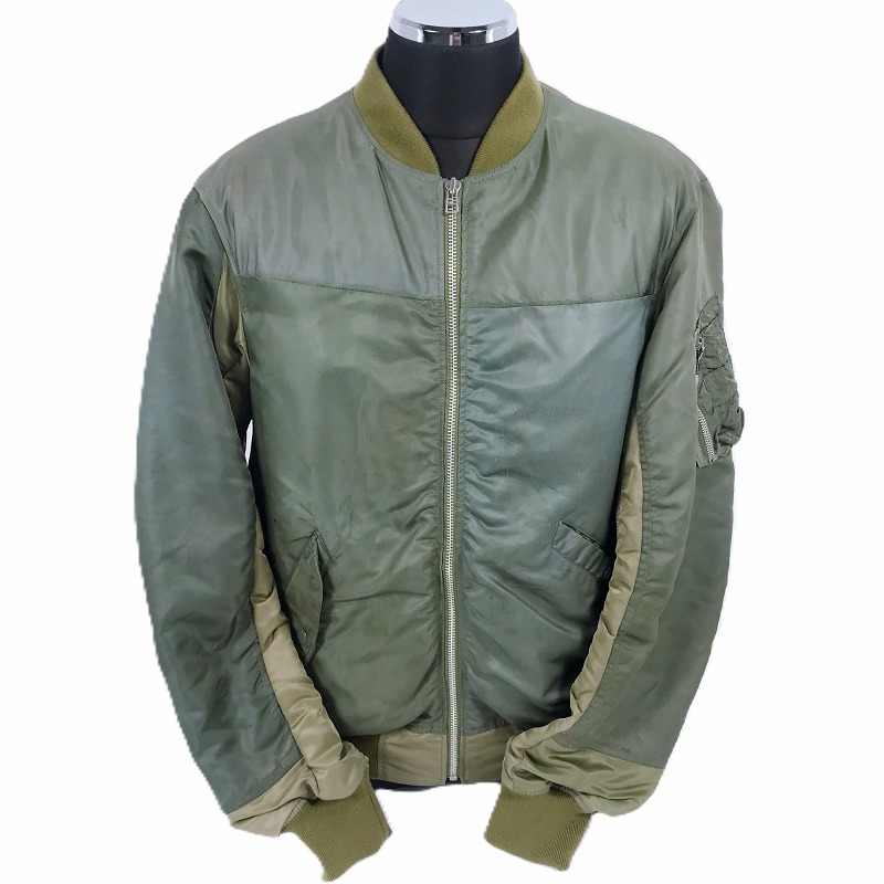 【中古】【サイズ 1】Children of the discordanceVINTAGE PATCH MA-1NAOTO YOSHIDA コラボジャケット MA-1 トップス16AW COTDJK-001【一宮店】｜FIVE MALL