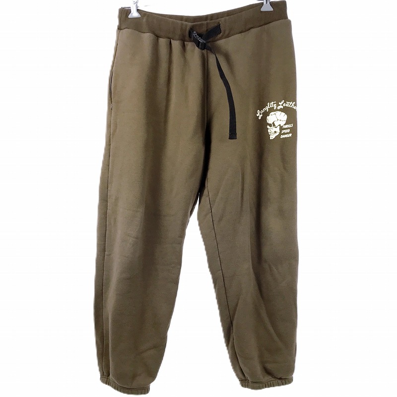 【中古】【XL大きさ】Langlitz Lathers ラングリッツ レザーズスウェットパンツ 裏起毛Lot.BR43041ボトムス ズボン下【一宮店】