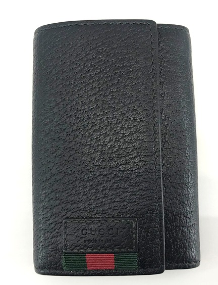 【中古】 GUCCI グッチ ウェブ シェリーライン エンボスレザー 6連 キーケース 435297 【一宮店】
