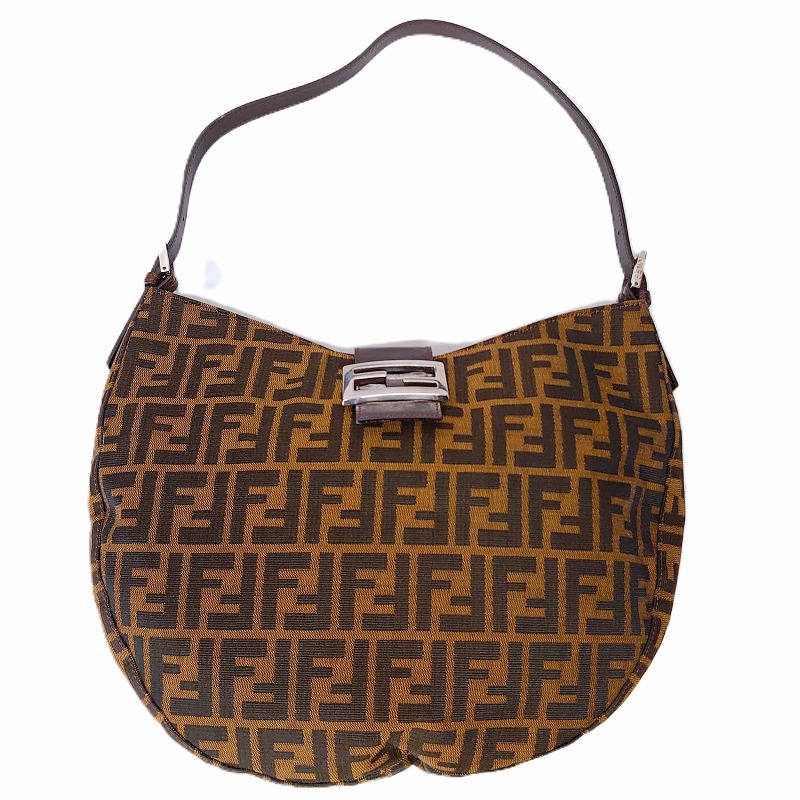 【中古】FENDI フェンディヴィンテージ ズッカ柄 ワンショルダーバッグショルダー 御徒面子 鞄26729【一宮店】