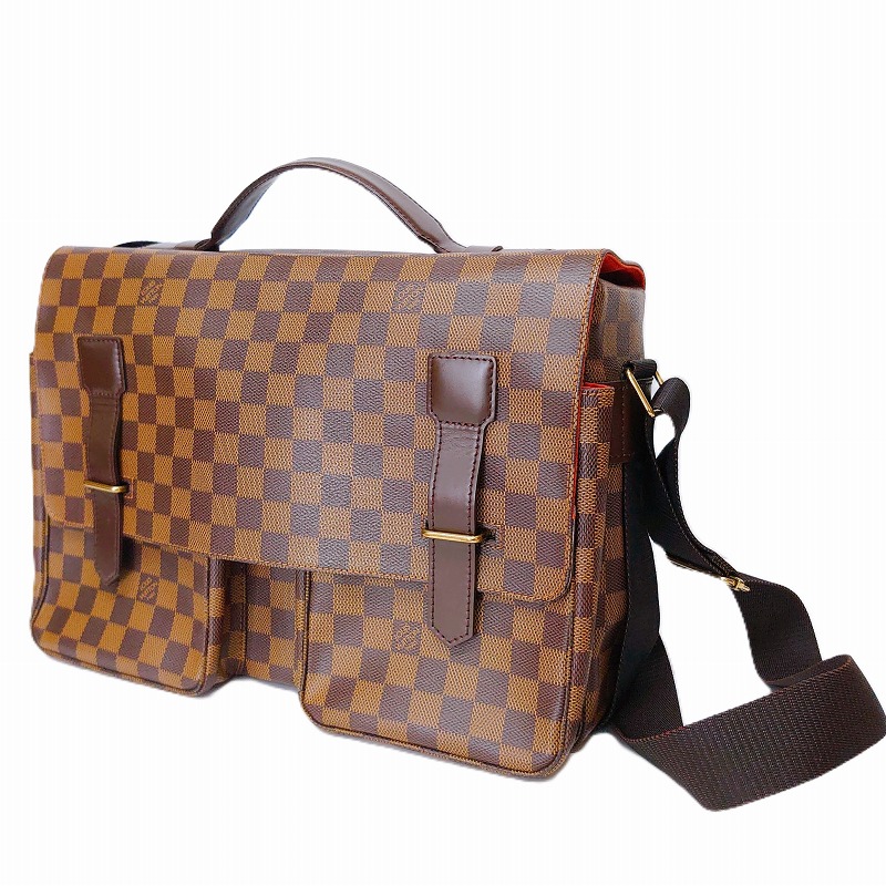 【中古】LOUISVUITTON ルイヴィトンダミエ ブロードウェイショルダーバッグ 御徒面子 鞄【一宮店】