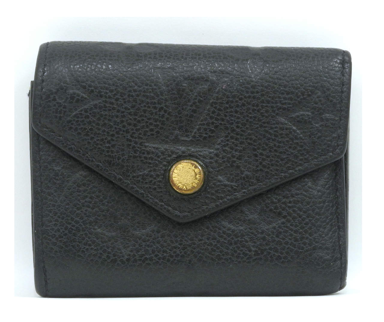 【中古】LOUIS VUITTON ルイヴィトン モノグラム アンプラント ポルトフォイユゾエ コンパクトウォレット M62935 ノワール【住吉店】