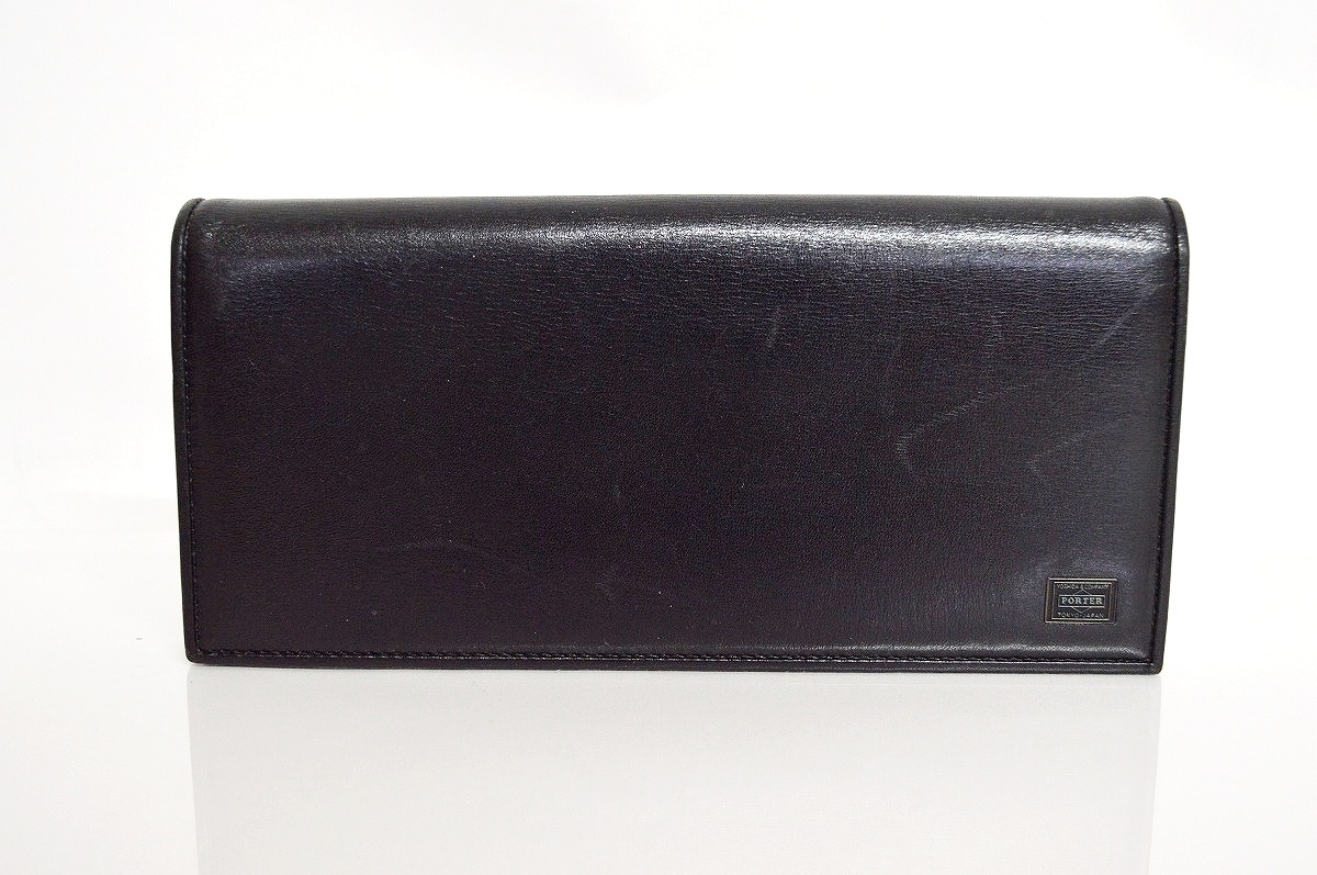【美品】 PORTER ポーター　ストーム 長財布　ブラック 楽天市場】【中古】PORTER | ポーター STORM WALLET ストーム 長
