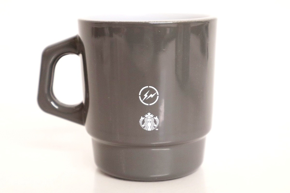 【未使用】STARBUCKS×fragment design×Fire-King グラスマグ 207ml グレー \