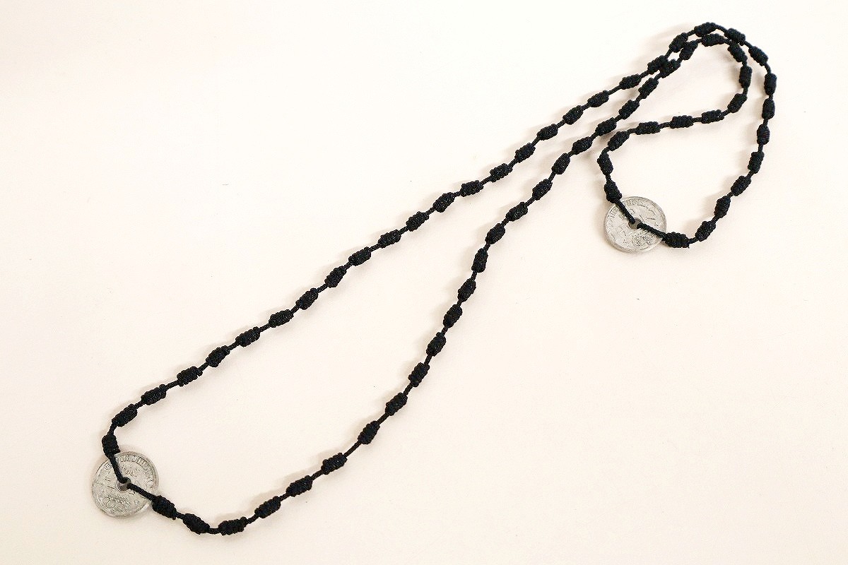 【未使用】NEIGHBORHOOD CORD COIN NECKLACE 25SS \