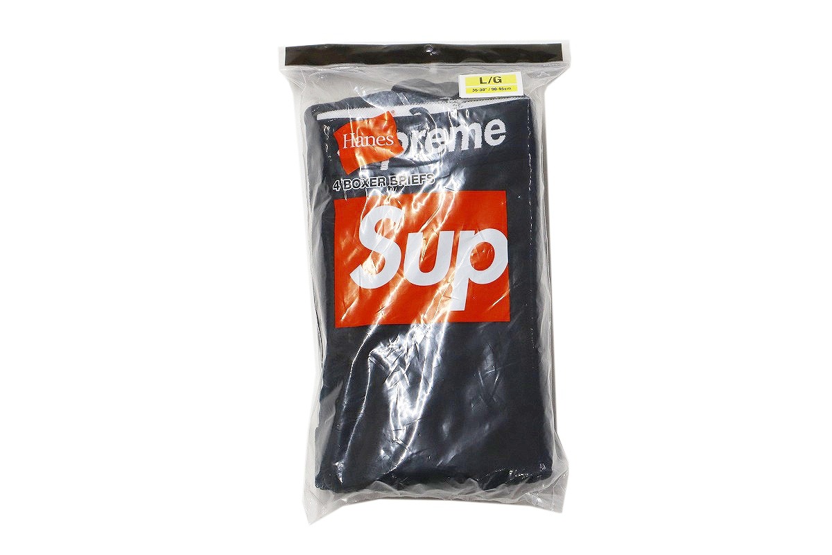 【未開封】Supreme Hanes Boxer Briefs (4 Pack) \