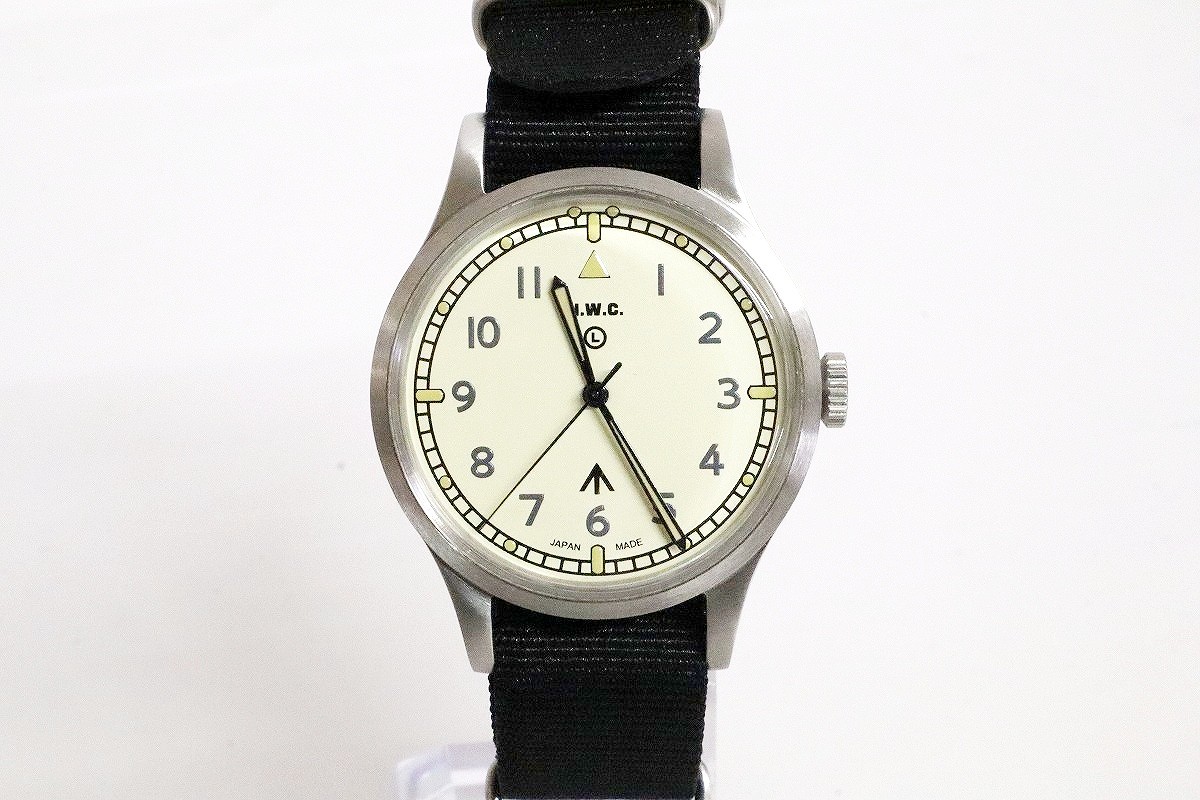 【中古】Naval Watch British ROYAL Army \"W10\" TYPE MIL.-06 SV/BK \"ナバルウォッチ 腕時計 メンズ ウォッチ\"【加納店】