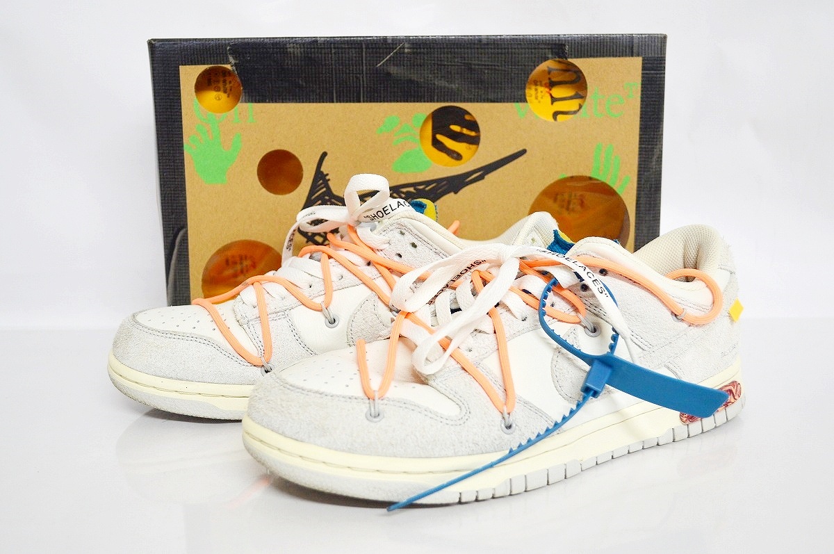 楽天市場】【未使用】NIKE×Off-White “ナイキ×オフホワイト” DUNK LOW
