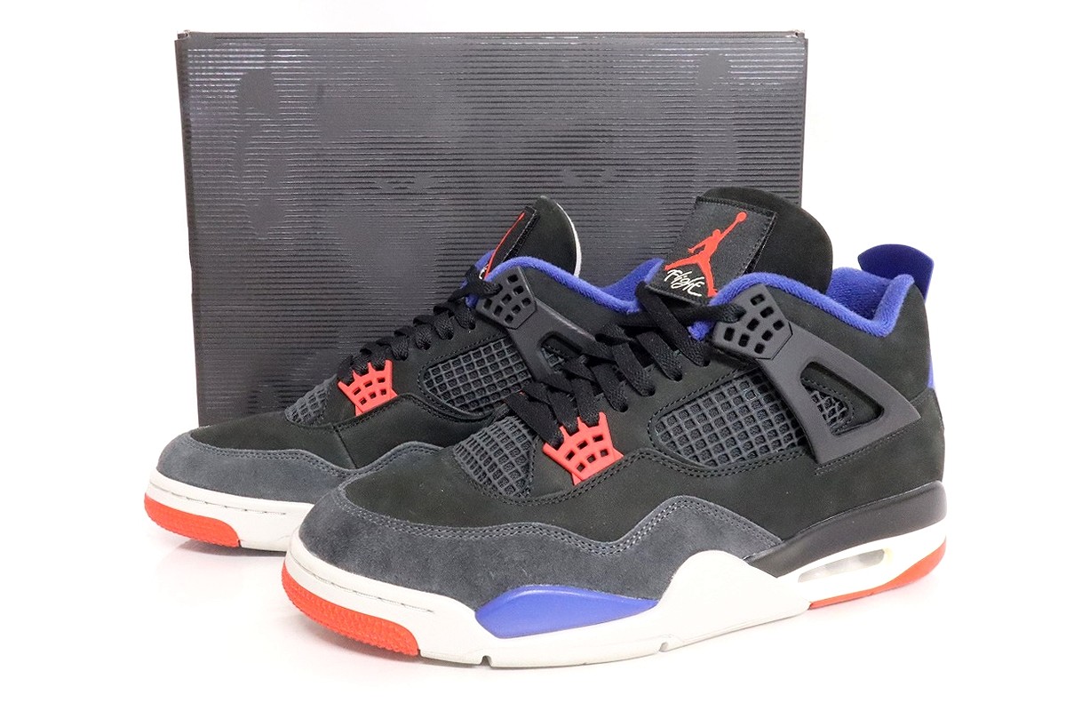 【中古】NIKE AIR JORDAN 4 RETRO \"Rare Air\"" FV5029-003 30糎 \""ナイキ エア湖 ジョーダン 4 レトロ スニーカー\""【加納店】"