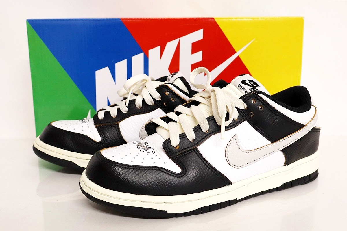 【中古】NIKE&times;HUF SB DUNK LOW OG QS "SAN FRANCISCO" FD8775-001 24.5cm "ナイキ ハフ ダンク ロー サンフランシスコ スニーカー"【加納店】｜FIVE MALL