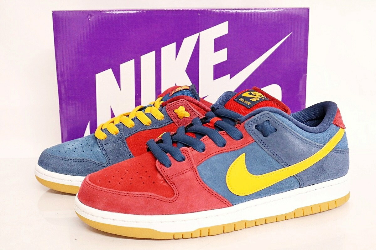 【中古】NIKE SB DUNK LOW PRO PRM \"Barcelona\"" DJ0606-400 27糎 \""ナイキ ダンク 置き目 労働者階級 割り増し金 スニーカー\""【加納店】"