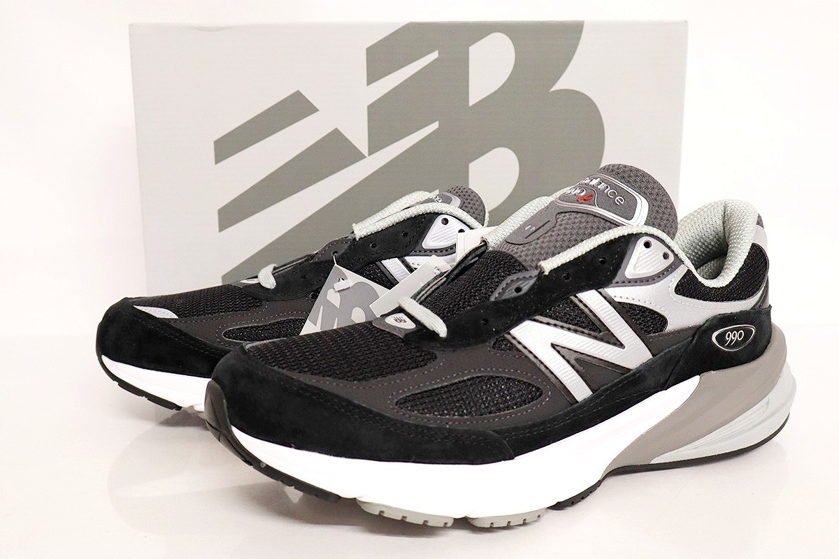 【未当て嵌める】NEW BALANCE M990BK6 27糎 \"ニュー平衡にする スニーカー\""【加納店】"