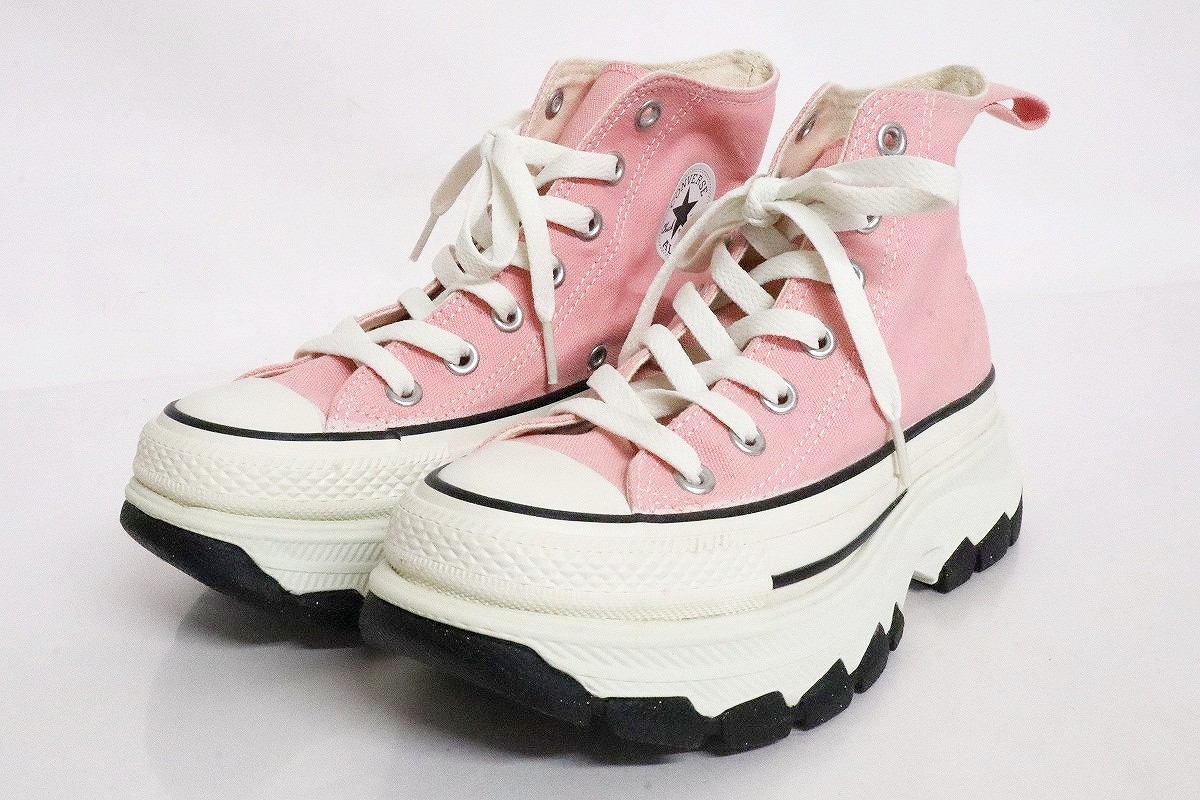 【中古】CONVERSE ALL STAR TREKWAVE HI 1SD401 22.5cm \