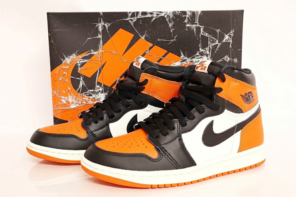 【未当て嵌める】NIKE AIR JORDAN 1 RETRO HIGH OG \"Shattered Backboard\"" DZ5485-008 26.5糎 \""ナイキ 大気圏 ジョーダン 1 レトロ 御機嫌 OG スニーカー\""【加納店】"