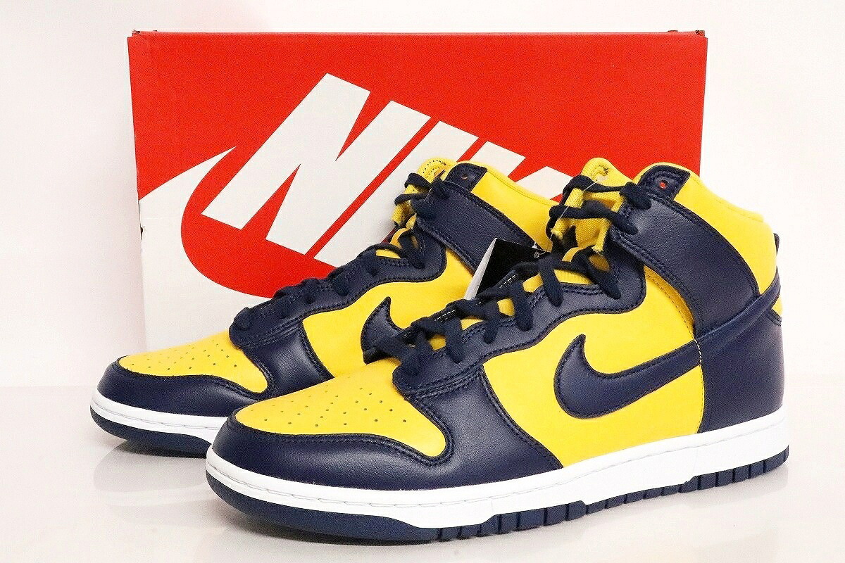 【未当て嵌める】NIKE DUNK HIGH RETRO SE \"Michigan\"" HF3143-700 29.5糎 \""ナイキ ダンク ご機嫌 レトロ ミシガン湖 スニーカー\""【加納店】"