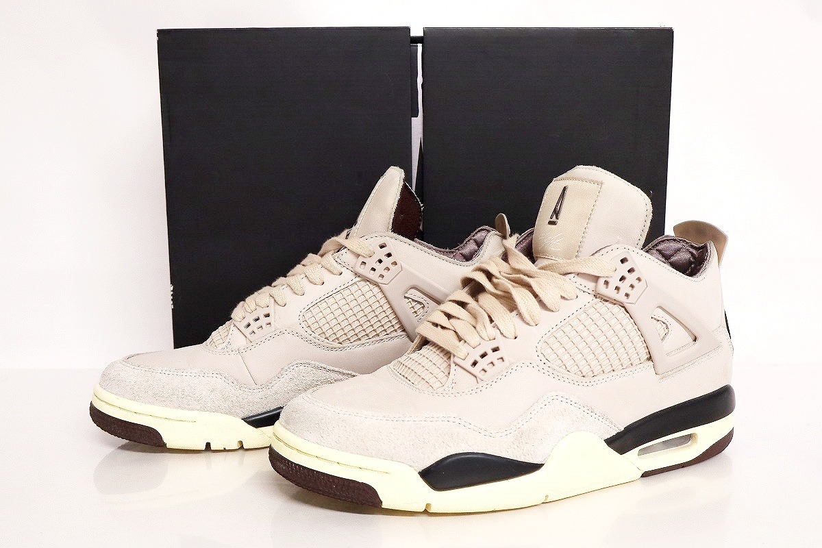 【中古】NIKE×A Ma Maniere WMNS AIR JORDAN 4 RETRO OG SP FZ4810-200 27.5珊 \