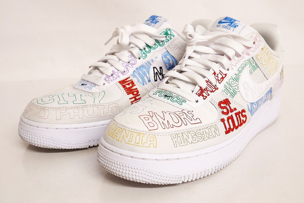 【中古】NIKE AIR FORCE 1 \u002707 LV8 II1549-100 29糎 \"ナイキ 大気圏 フォース 1 07 スニーカー\""【加納店】"