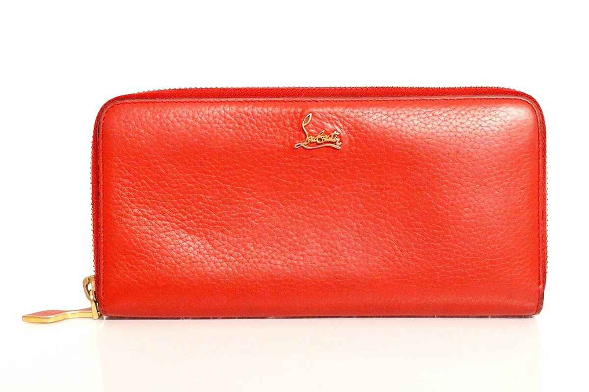 超良品‼️ クリスチャンルブタン　財布　長財布　スタッズ　ラウンドファスナー 楽天市場】【中古】 Christian Louboutin （クリスチャン