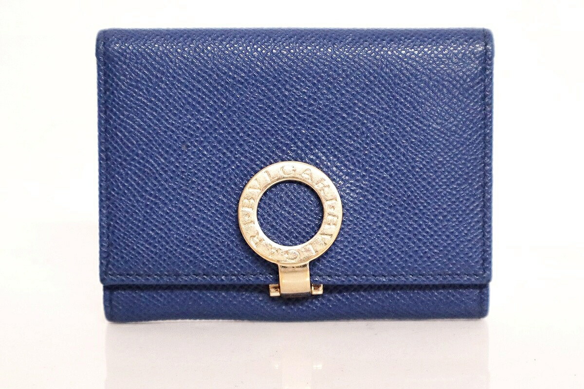 【中古】BVLGARI ブルガリ・ブルガリ ロゴクリップ カードケース 36322 \