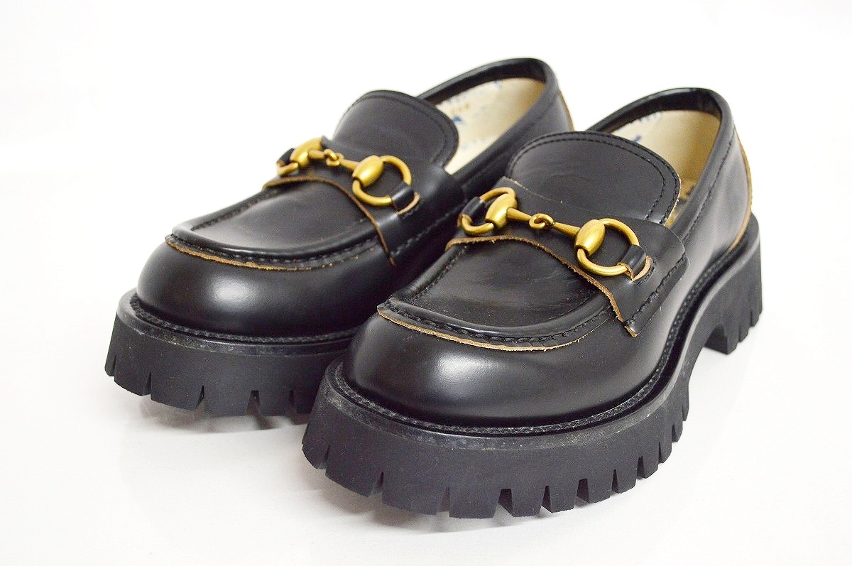 楽天市場】【GUCCI】グッチ ローファービットモカシン 100 0564