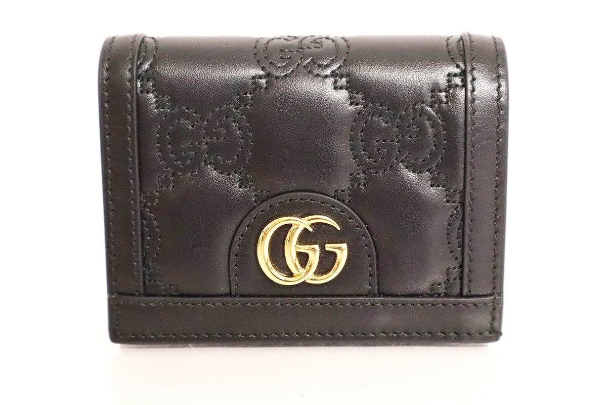 【中古】GUCCI GGマトラッセ コンパクトウォレット 723786 \