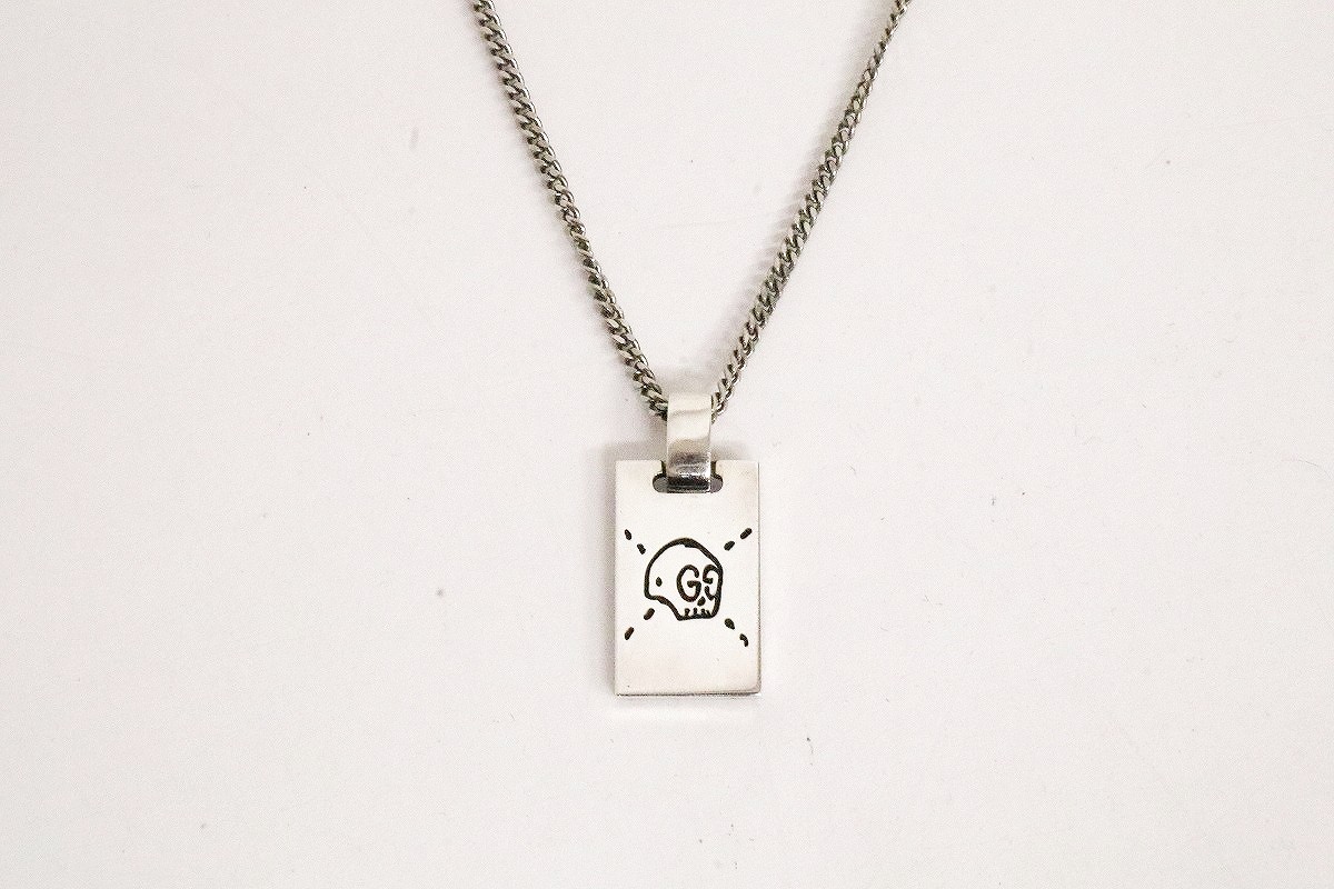美品　GUCCI ゴーストプレートペンダント 楽天市場】【ギフト品質】グッチ GUCCI ネックレス グッチ