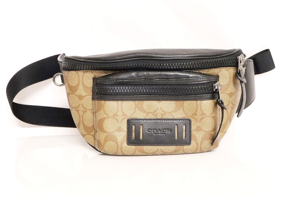 【極美品】コーチ ボディバッグ ウエストバッグ シグネチャー ゴールド 525 楽天市場】【バッグ】COACH コーチ シグネチャー ウエストポーチ