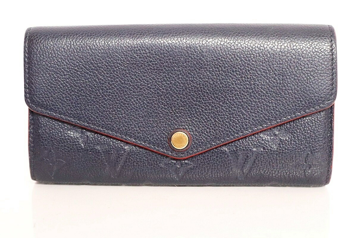 【中古】LOUIS VUITTON モノグラム・アンプラント ポルトフォイユ・サラ M62125 \